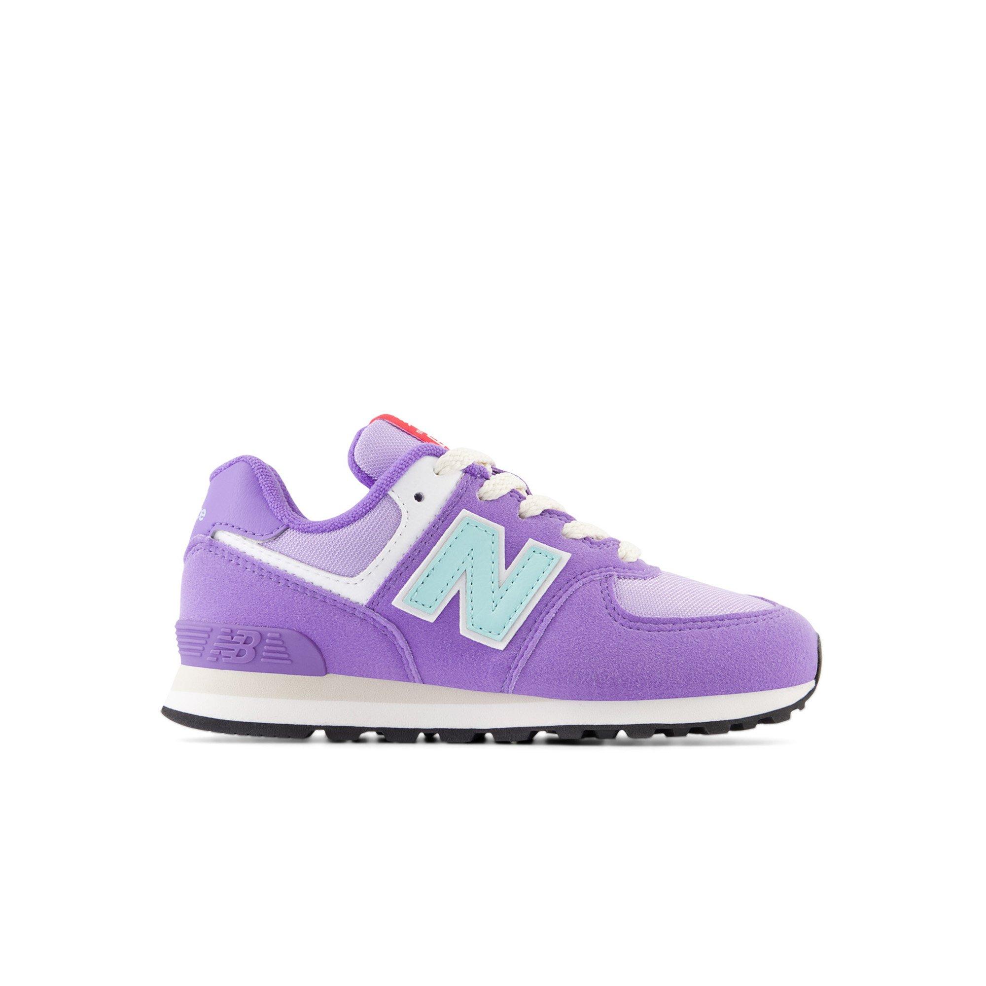 New Balance 574 Purple Preschool Girls Shoe Hibbett